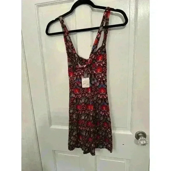 Free People Fall Floral Dress size XS NWT - Picture 3 of 5